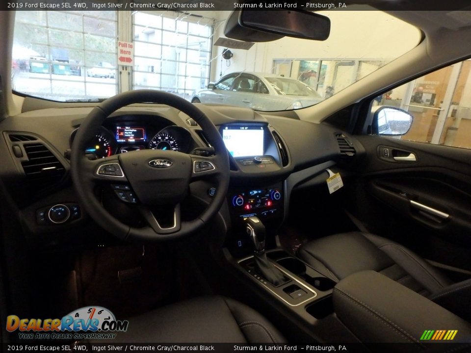 2019 Ford Escape SEL 4WD Ingot Silver / Chromite Gray/Charcoal Black Photo #8