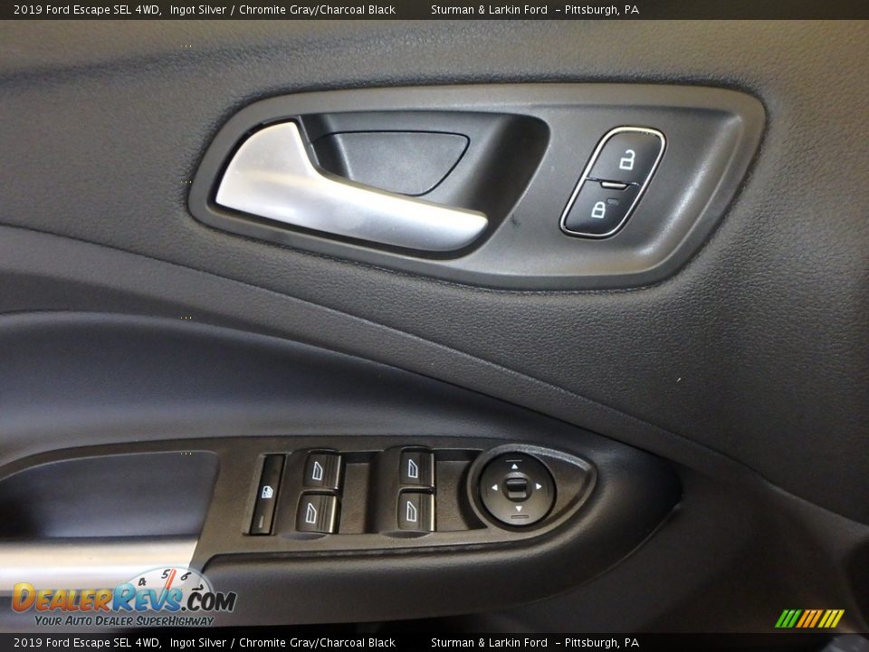 2019 Ford Escape SEL 4WD Ingot Silver / Chromite Gray/Charcoal Black Photo #9