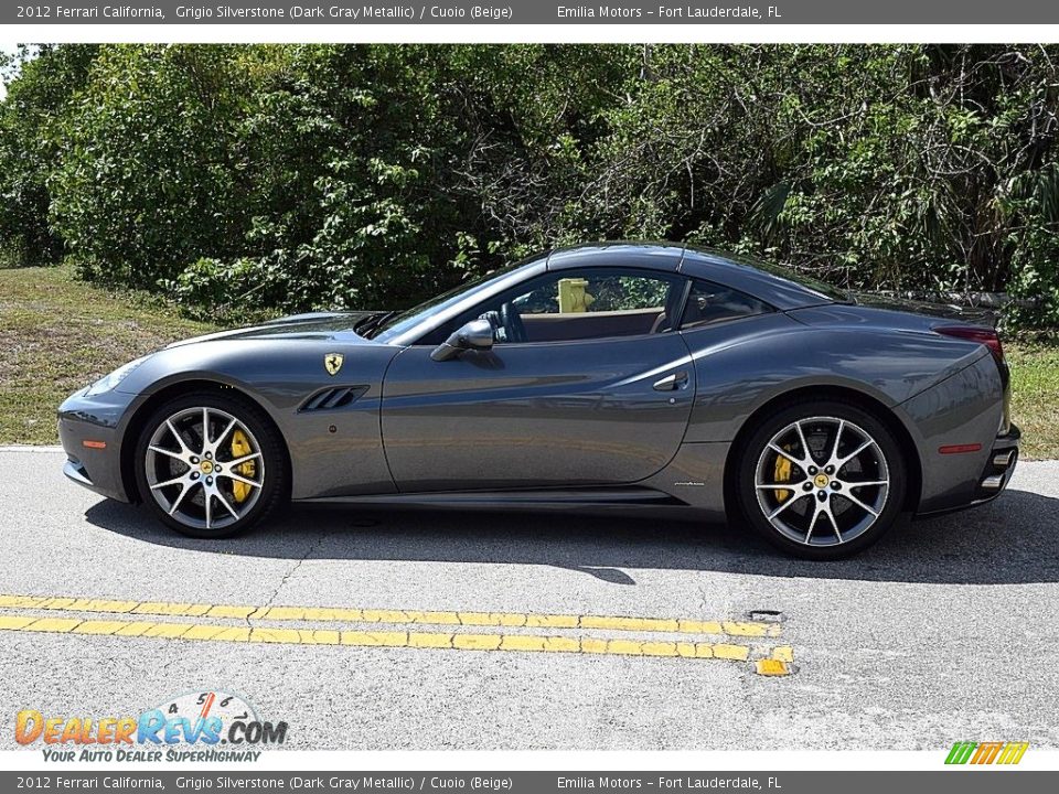 2012 Ferrari California Grigio Silverstone (Dark Gray Metallic) / Cuoio (Beige) Photo #11