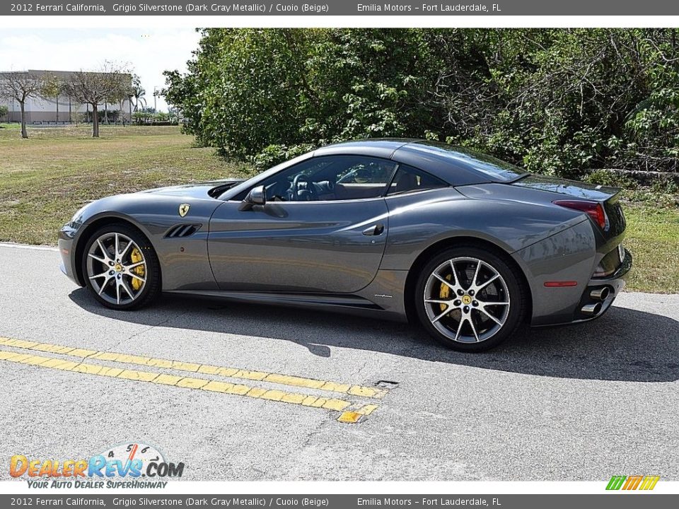 2012 Ferrari California Grigio Silverstone (Dark Gray Metallic) / Cuoio (Beige) Photo #13