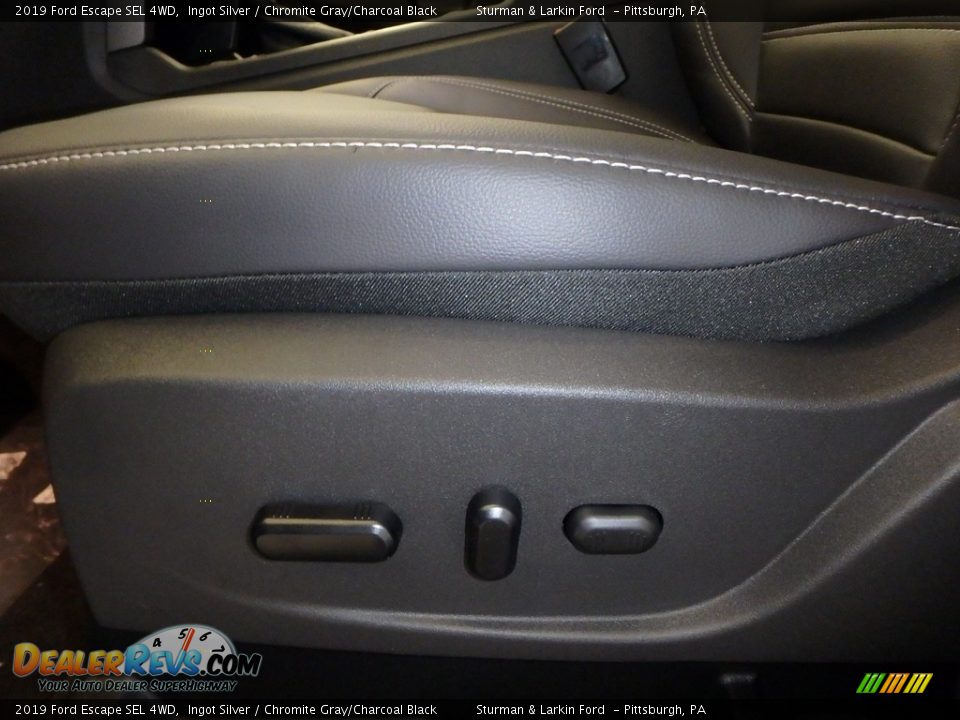 2019 Ford Escape SEL 4WD Ingot Silver / Chromite Gray/Charcoal Black Photo #11