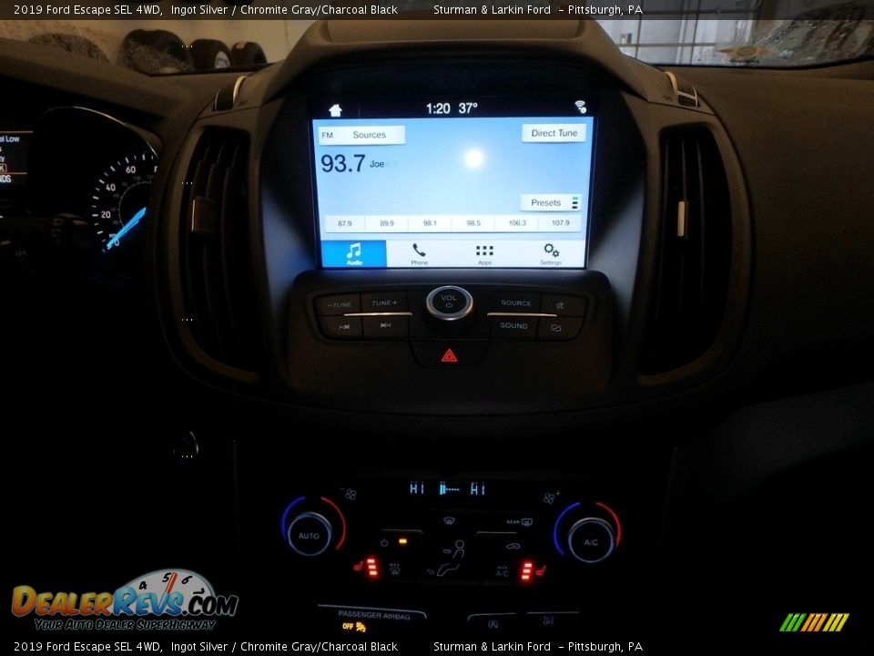 2019 Ford Escape SEL 4WD Ingot Silver / Chromite Gray/Charcoal Black Photo #12