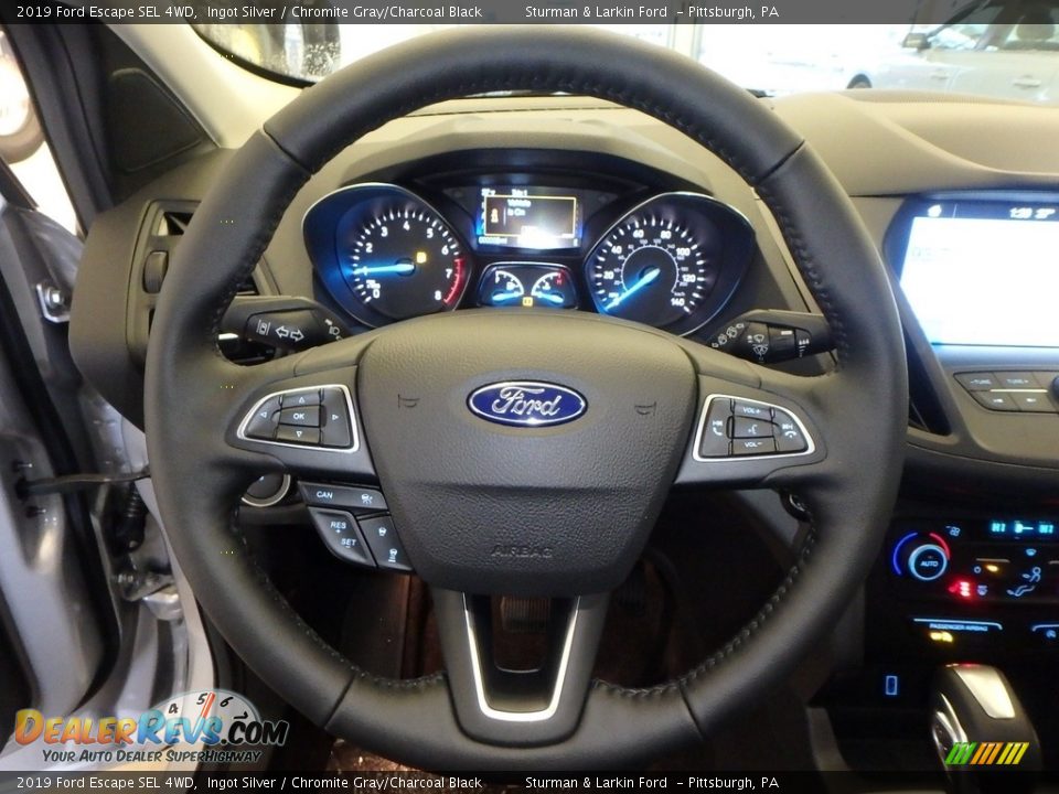 2019 Ford Escape SEL 4WD Steering Wheel Photo #14