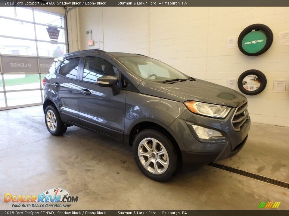2018 Ford EcoSport SE 4WD Shadow Black / Ebony Black Photo #1