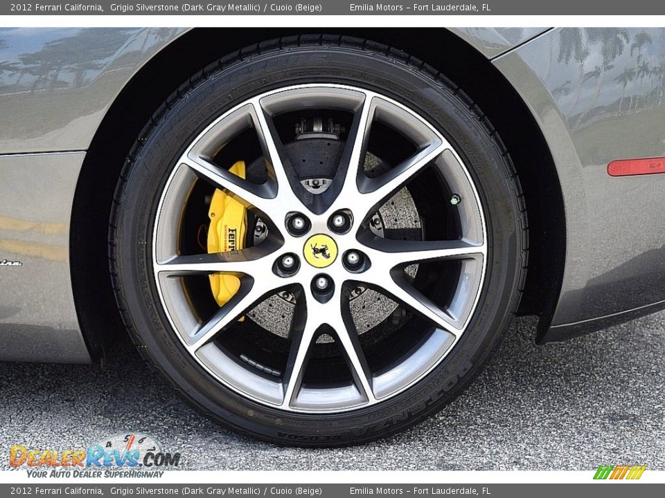2012 Ferrari California Grigio Silverstone (Dark Gray Metallic) / Cuoio (Beige) Photo #19