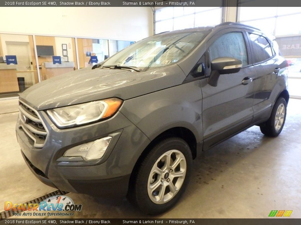 2018 Ford EcoSport SE 4WD Shadow Black / Ebony Black Photo #4