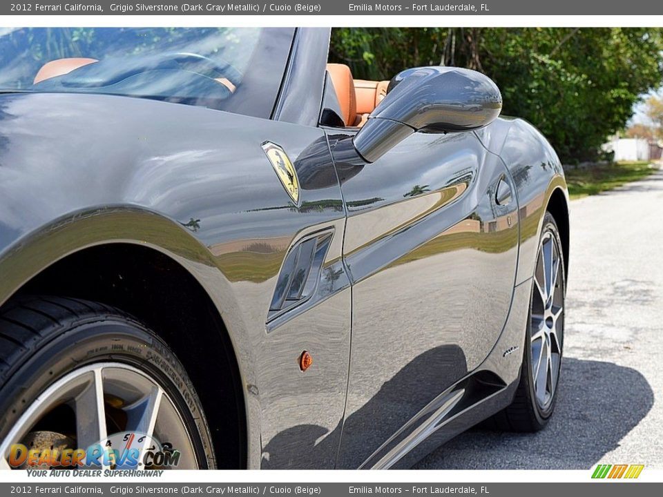 2012 Ferrari California Grigio Silverstone (Dark Gray Metallic) / Cuoio (Beige) Photo #23