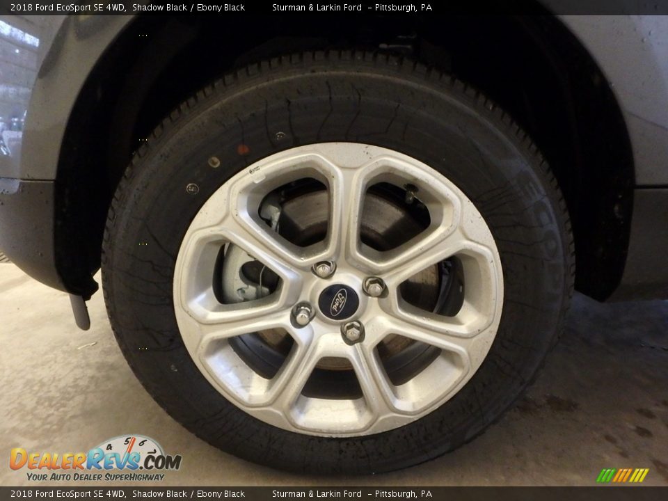 2018 Ford EcoSport SE 4WD Shadow Black / Ebony Black Photo #5