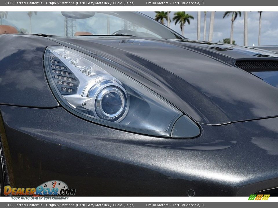 2012 Ferrari California Grigio Silverstone (Dark Gray Metallic) / Cuoio (Beige) Photo #24