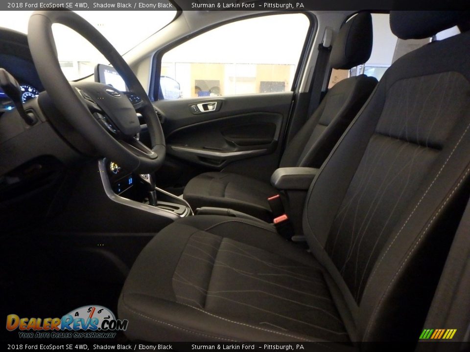 2018 Ford EcoSport SE 4WD Shadow Black / Ebony Black Photo #6