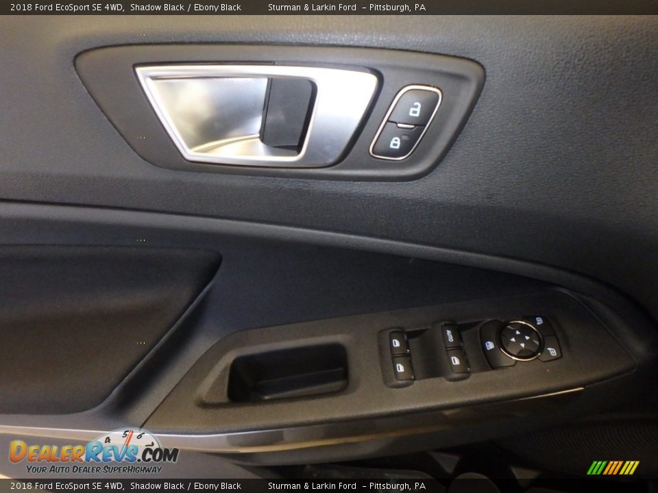 2018 Ford EcoSport SE 4WD Shadow Black / Ebony Black Photo #9