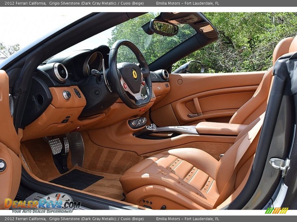 2012 Ferrari California Grigio Silverstone (Dark Gray Metallic) / Cuoio (Beige) Photo #30