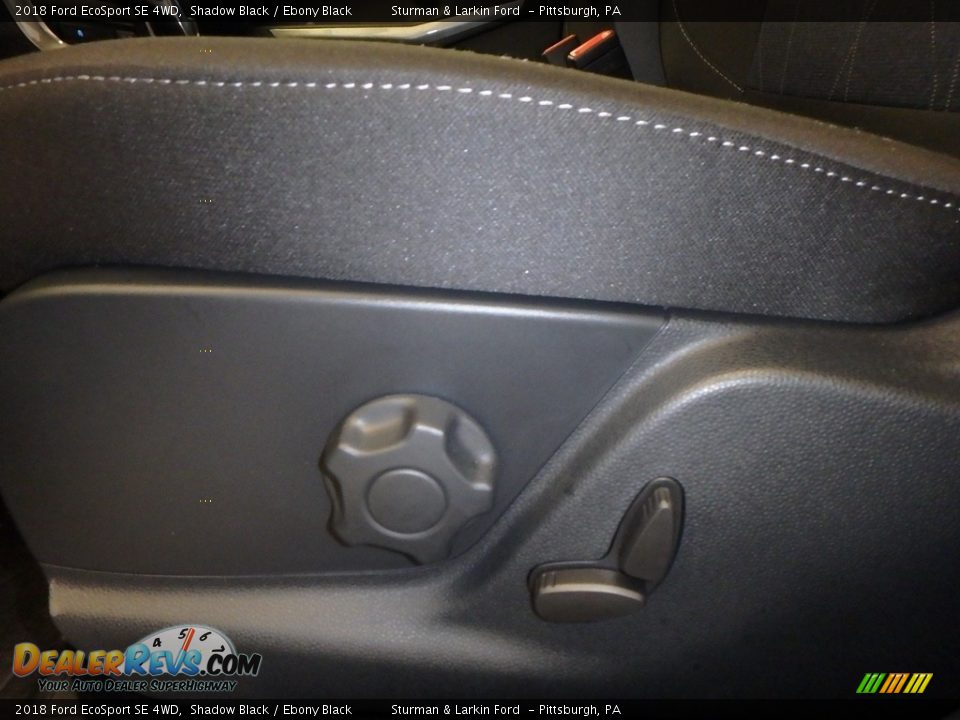 2018 Ford EcoSport SE 4WD Shadow Black / Ebony Black Photo #11