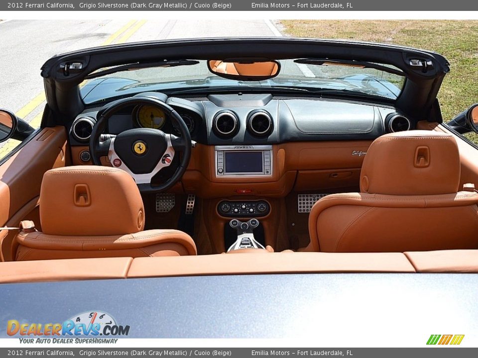 2012 Ferrari California Grigio Silverstone (Dark Gray Metallic) / Cuoio (Beige) Photo #32