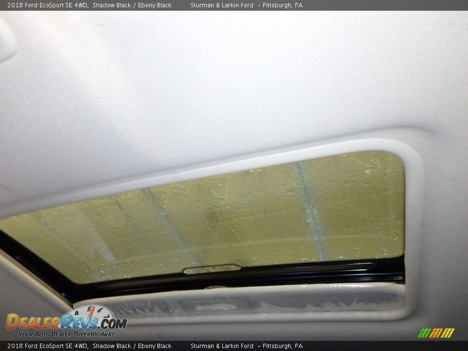2018 Ford EcoSport SE 4WD Shadow Black / Ebony Black Photo #12