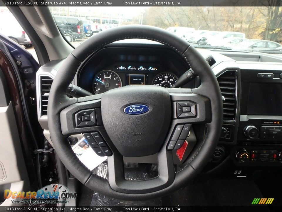 2018 Ford F150 XLT SuperCab 4x4 Steering Wheel Photo #16