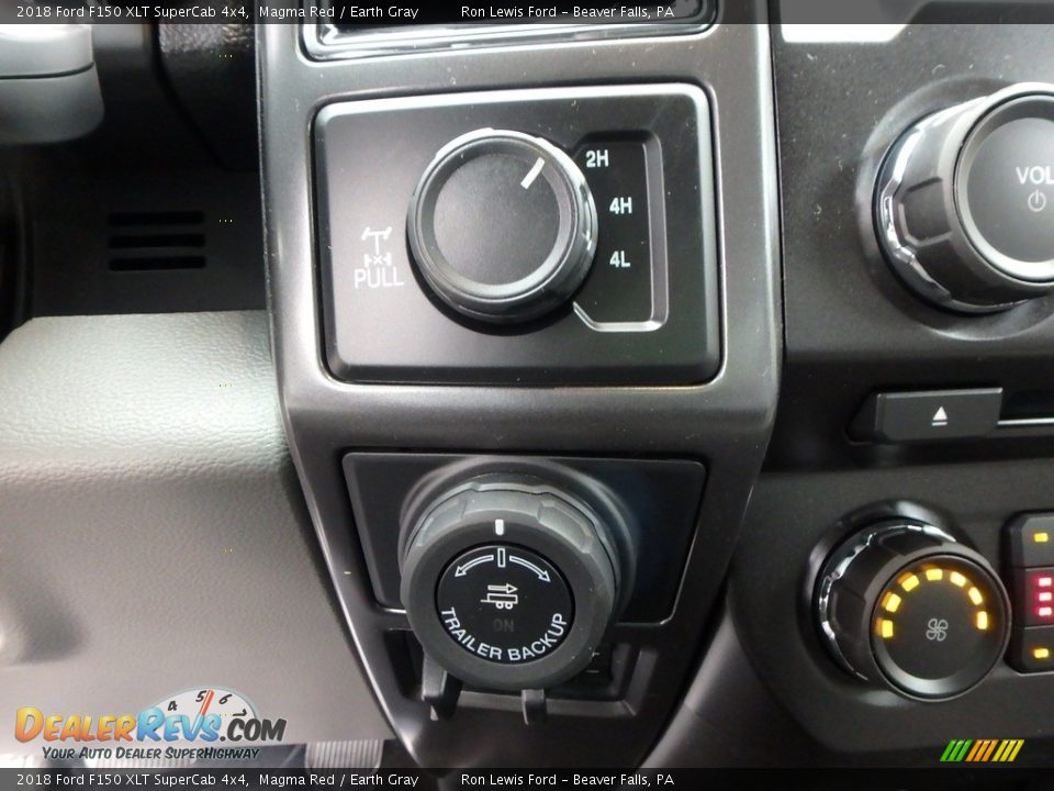 Controls of 2018 Ford F150 XLT SuperCab 4x4 Photo #17