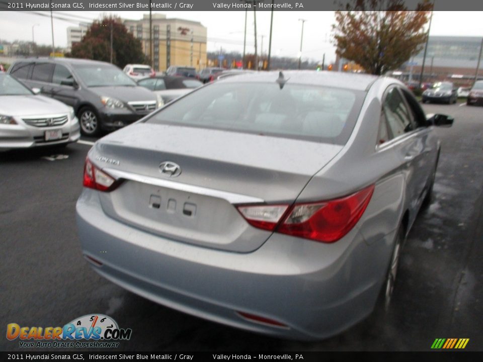 2011 Hyundai Sonata GLS Iridescent Silver Blue Metallic / Gray Photo #5