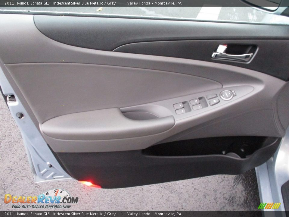 2011 Hyundai Sonata GLS Iridescent Silver Blue Metallic / Gray Photo #10