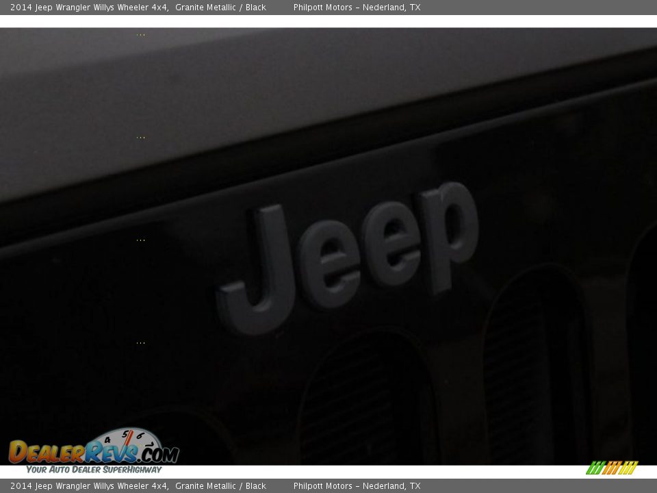 2014 Jeep Wrangler Willys Wheeler 4x4 Granite Metallic / Black Photo #11