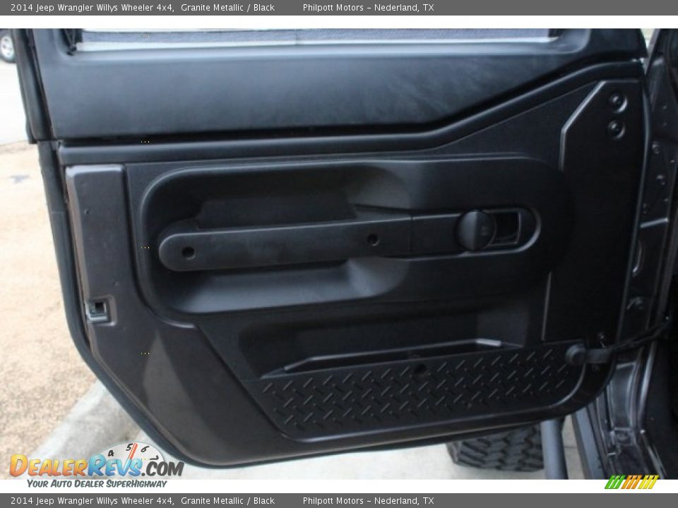 2014 Jeep Wrangler Willys Wheeler 4x4 Granite Metallic / Black Photo #12