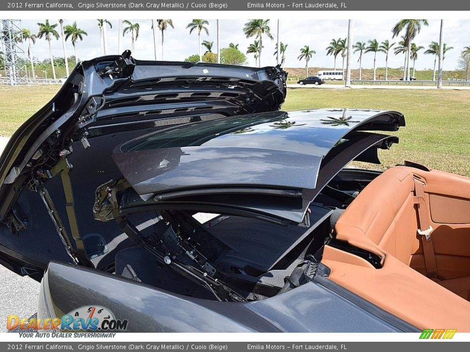 2012 Ferrari California Grigio Silverstone (Dark Gray Metallic) / Cuoio (Beige) Photo #53