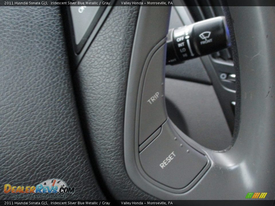 2011 Hyundai Sonata GLS Iridescent Silver Blue Metallic / Gray Photo #17