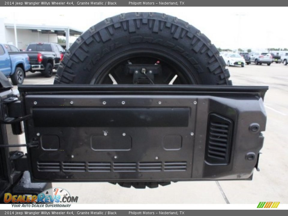 2014 Jeep Wrangler Willys Wheeler 4x4 Granite Metallic / Black Photo #24