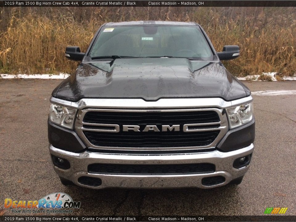 2019 Ram 1500 Big Horn Crew Cab 4x4 Granite Crystal Metallic / Black Photo #2