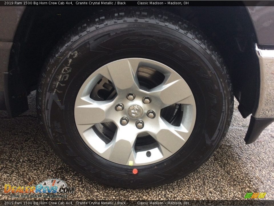 2019 Ram 1500 Big Horn Crew Cab 4x4 Granite Crystal Metallic / Black Photo #7