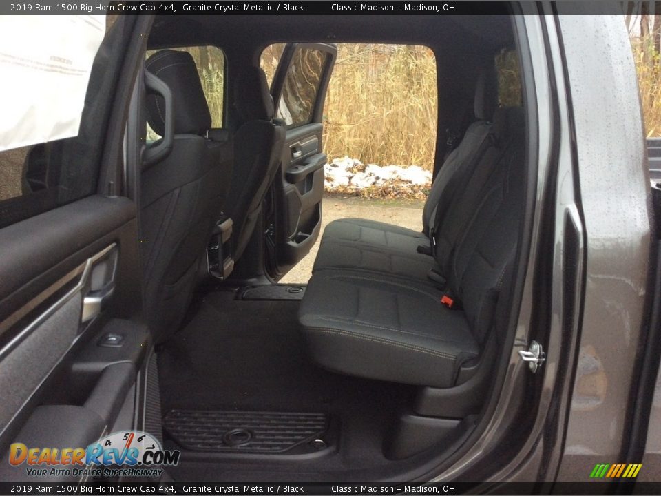 2019 Ram 1500 Big Horn Crew Cab 4x4 Granite Crystal Metallic / Black Photo #15