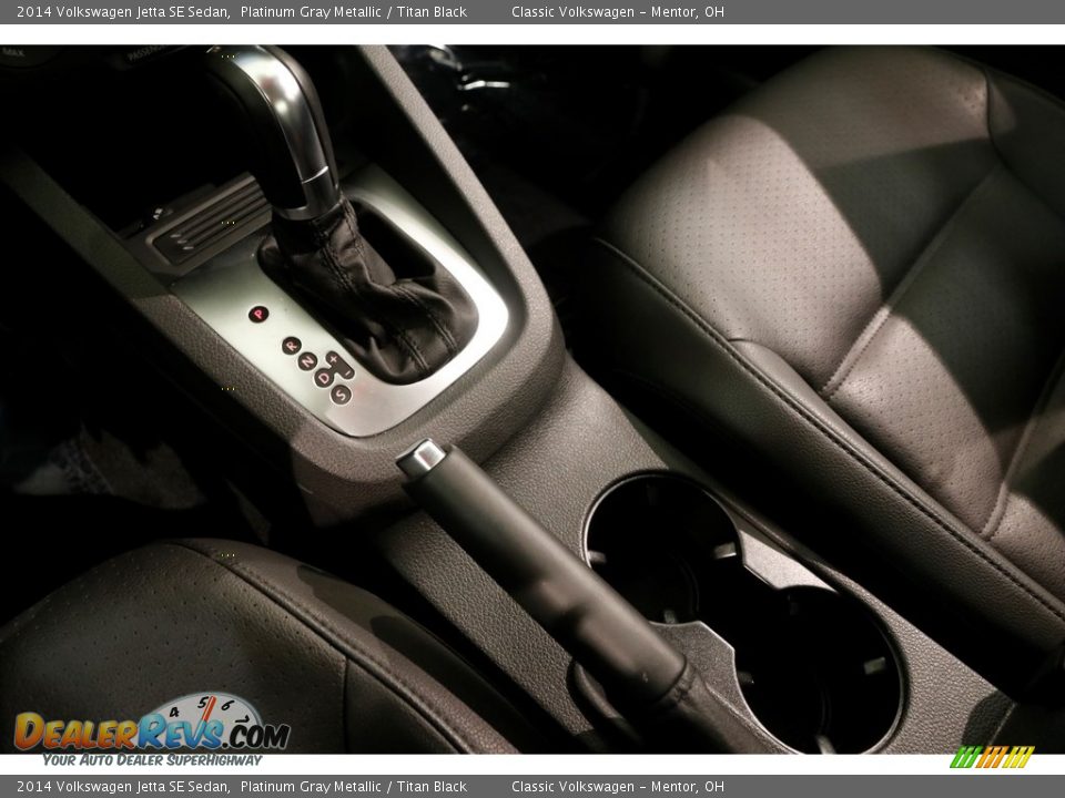 2014 Volkswagen Jetta SE Sedan Platinum Gray Metallic / Titan Black Photo #10