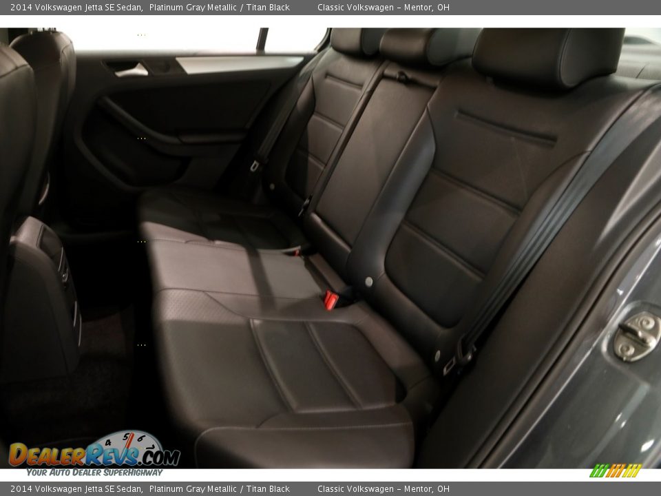 2014 Volkswagen Jetta SE Sedan Platinum Gray Metallic / Titan Black Photo #13