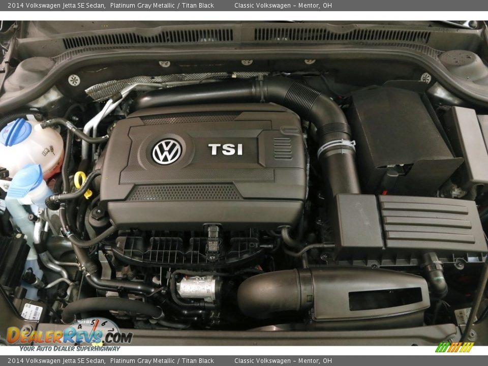 2014 Volkswagen Jetta SE Sedan Platinum Gray Metallic / Titan Black Photo #15