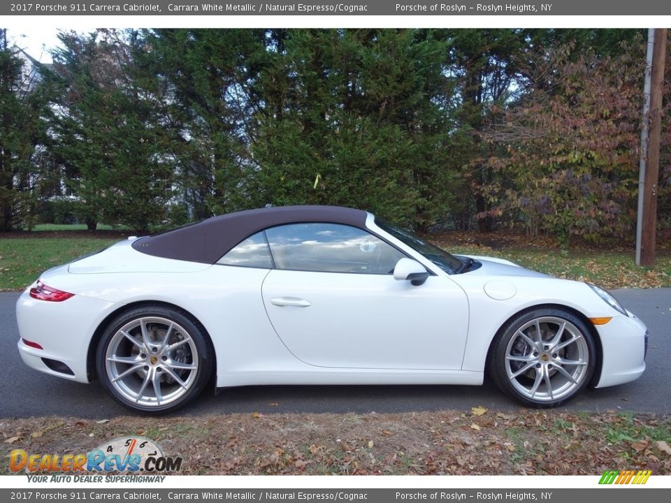 Carrara White Metallic 2017 Porsche 911 Carrera Cabriolet Photo #7