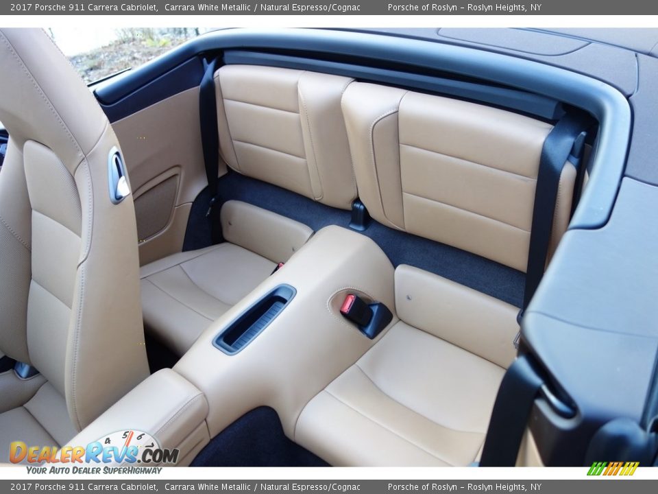 Rear Seat of 2017 Porsche 911 Carrera Cabriolet Photo #13