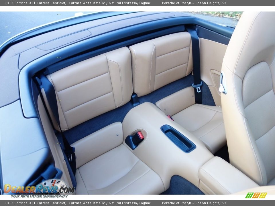 Rear Seat of 2017 Porsche 911 Carrera Cabriolet Photo #17