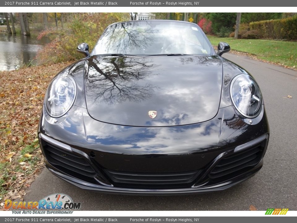 2017 Porsche 911 Carrera Cabriolet Jet Black Metallic / Black Photo #2