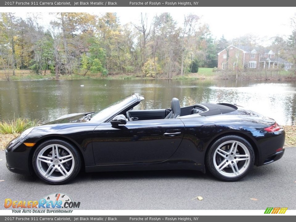 2017 Porsche 911 Carrera Cabriolet Jet Black Metallic / Black Photo #3