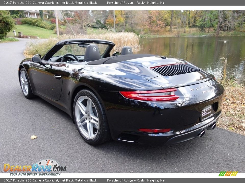 2017 Porsche 911 Carrera Cabriolet Jet Black Metallic / Black Photo #4