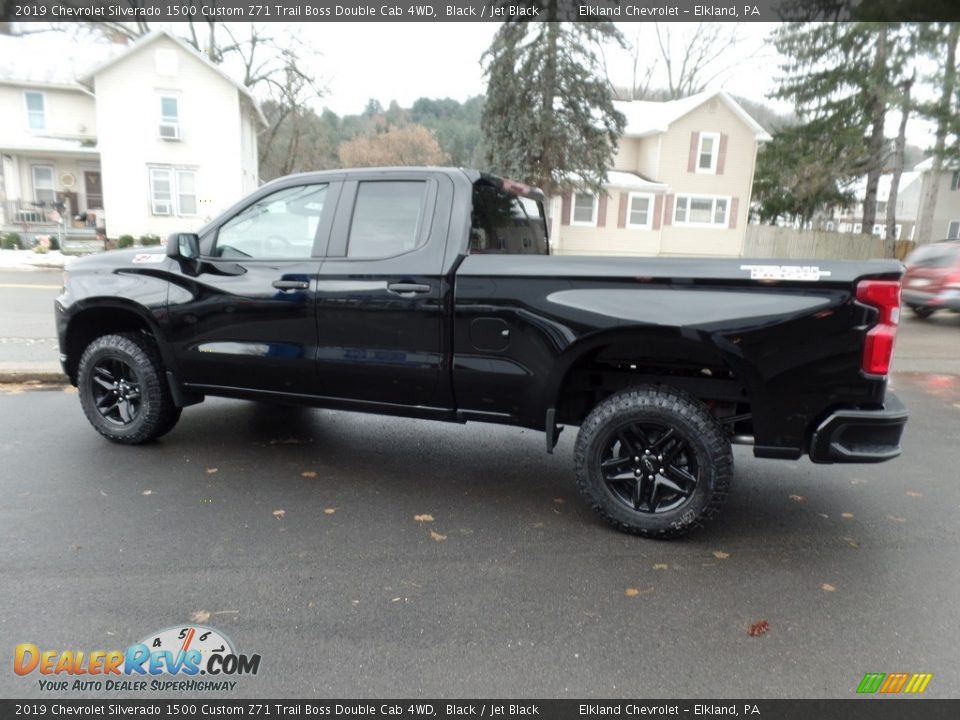 Black 2019 Chevrolet Silverado 1500 Custom Z71 Trail Boss Double Cab 4WD Photo #14