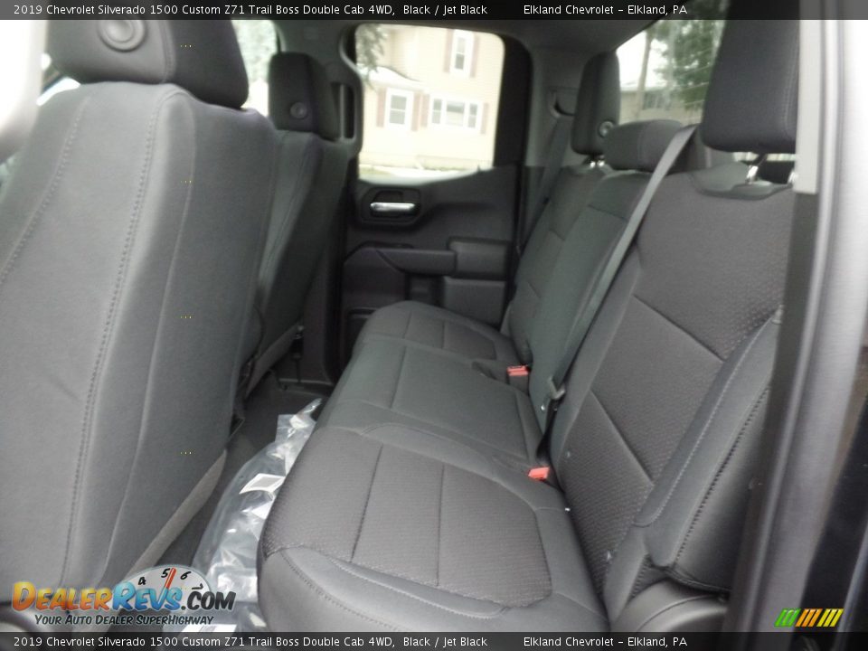 Rear Seat of 2019 Chevrolet Silverado 1500 Custom Z71 Trail Boss Double Cab 4WD Photo #29