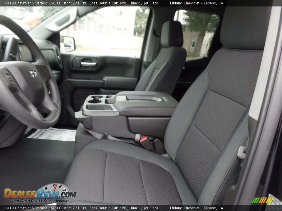 Front Seat of 2019 Chevrolet Silverado 1500 Custom Z71 Trail Boss Double Cab 4WD Photo #31