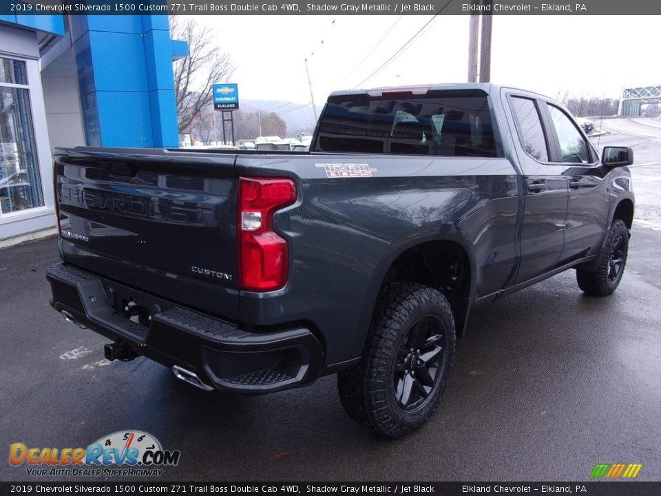 2019 Chevrolet Silverado 1500 Custom Z71 Trail Boss Double Cab 4WD Shadow Gray Metallic / Jet Black Photo #7