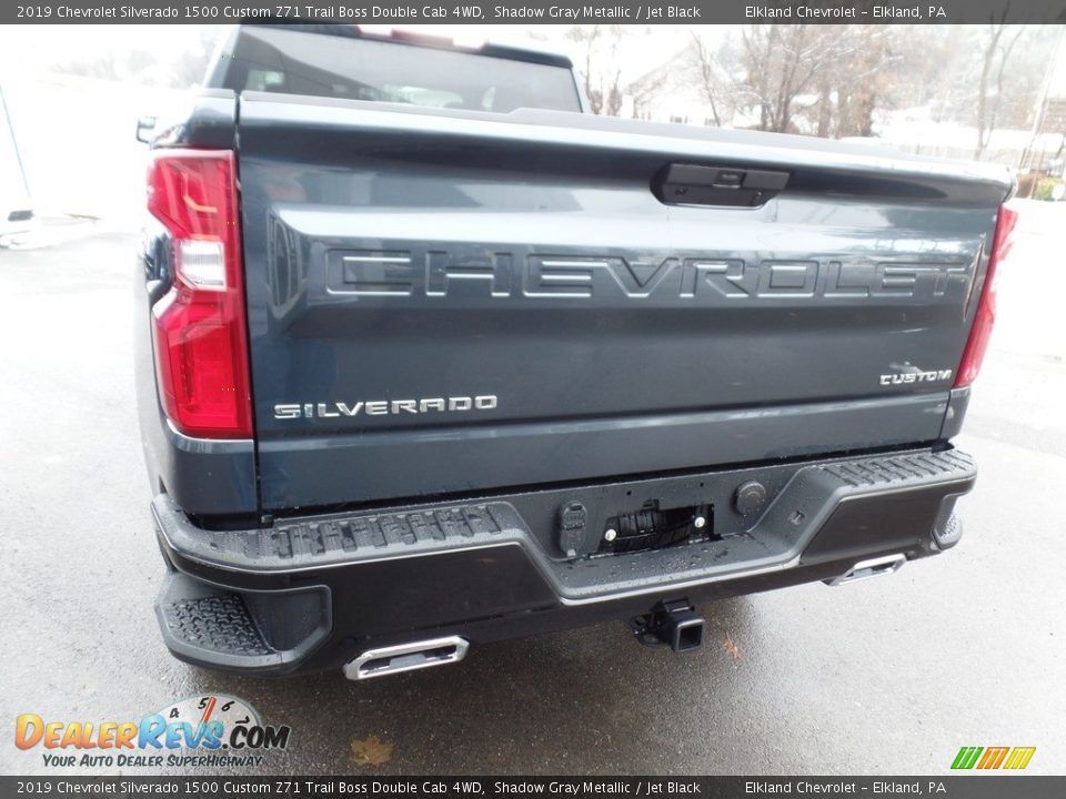 2019 Chevrolet Silverado 1500 Custom Z71 Trail Boss Double Cab 4WD Shadow Gray Metallic / Jet Black Photo #10