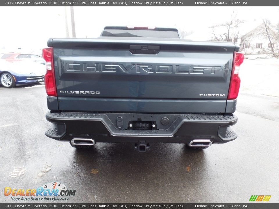 2019 Chevrolet Silverado 1500 Custom Z71 Trail Boss Double Cab 4WD Shadow Gray Metallic / Jet Black Photo #11