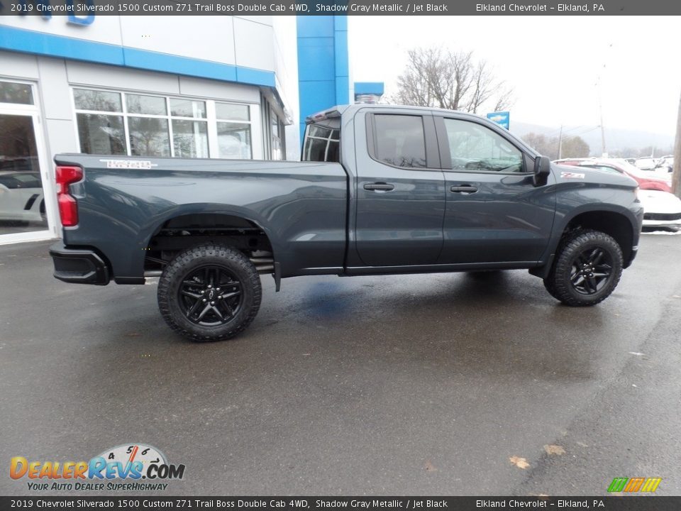 Shadow Gray Metallic 2019 Chevrolet Silverado 1500 Custom Z71 Trail Boss Double Cab 4WD Photo #14