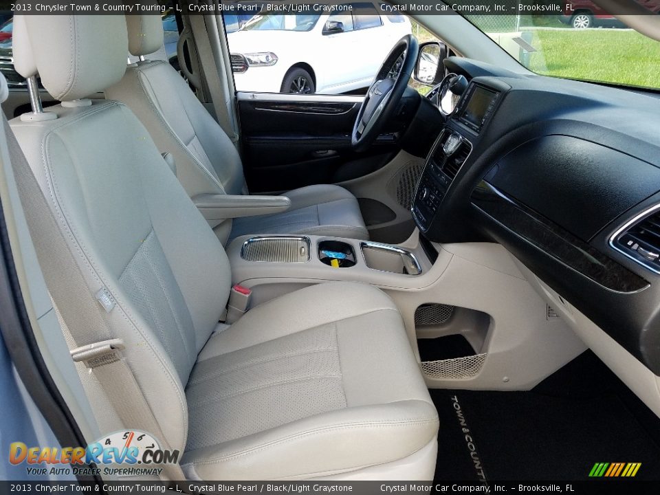 2013 Chrysler Town & Country Touring - L Crystal Blue Pearl / Black/Light Graystone Photo #13