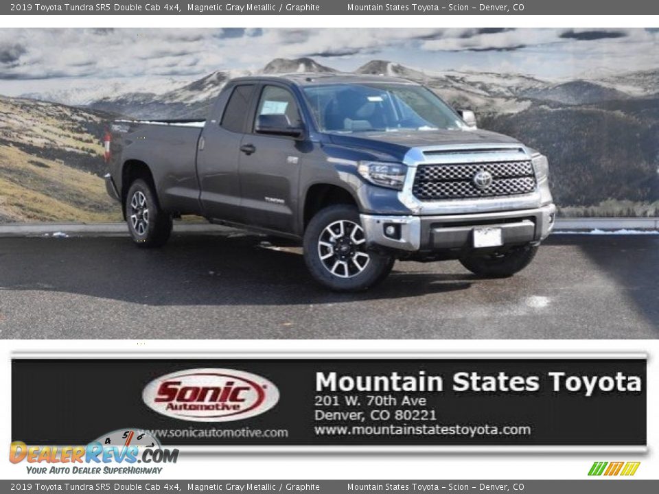 2019 Toyota Tundra SR5 Double Cab 4x4 Magnetic Gray Metallic / Graphite Photo #1