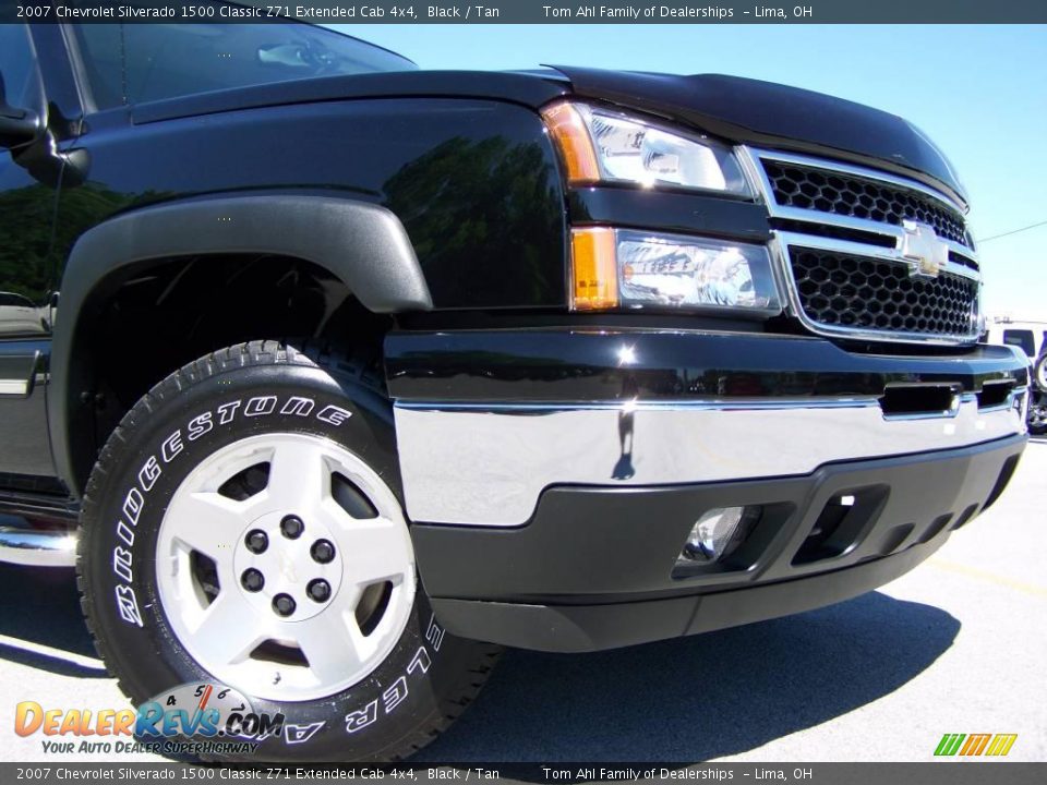 2007 Chevrolet Silverado 1500 Classic Z71 Extended Cab 4x4 Black / Tan Photo #2